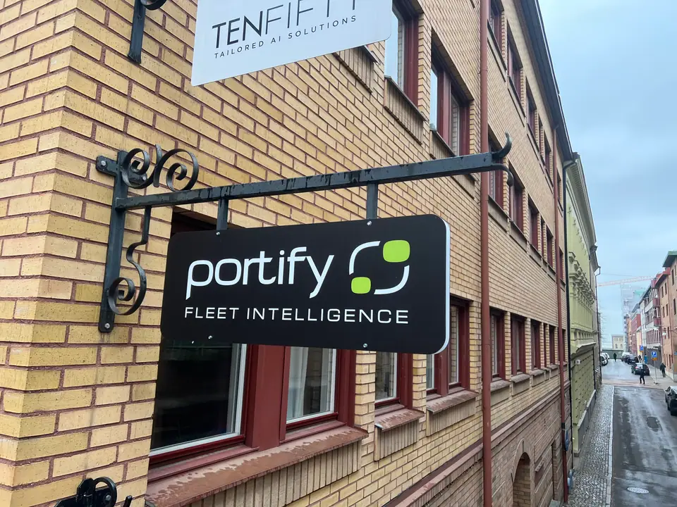 Flaggskylt (Portify)