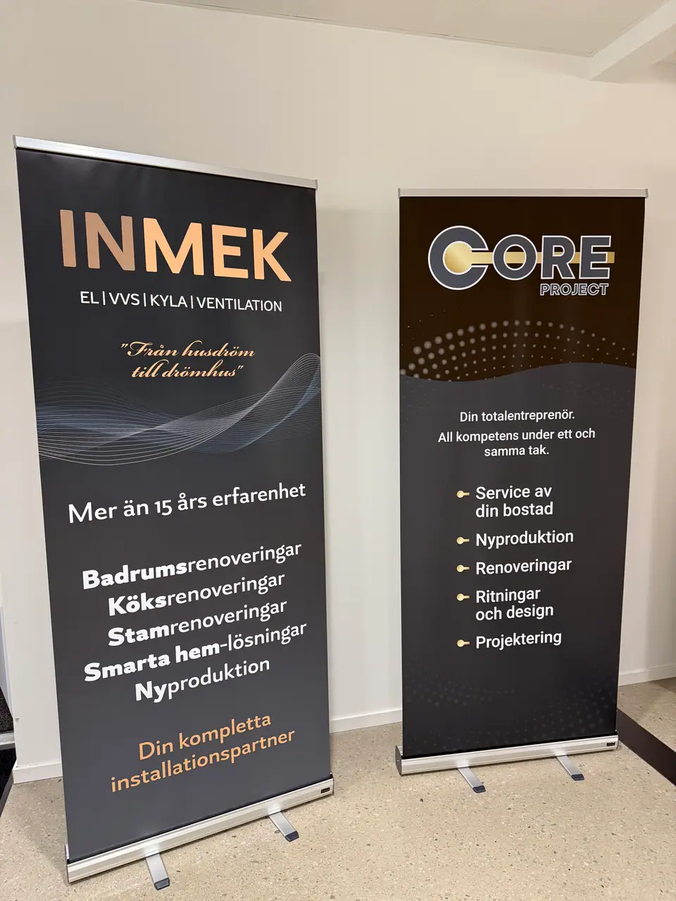 Roll-up för Inmek Core, framtagen av Brightsigns