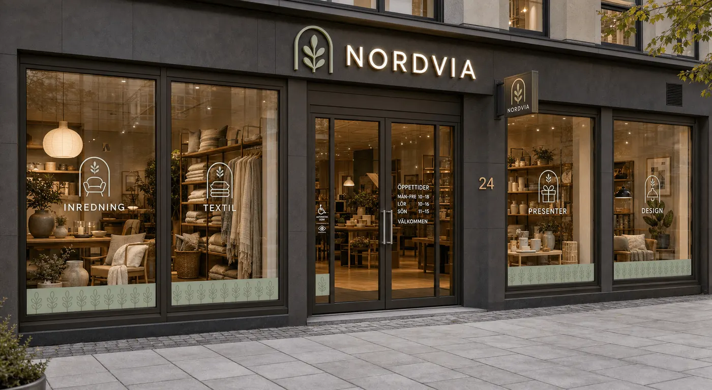 Interaktiv butiksskyltning