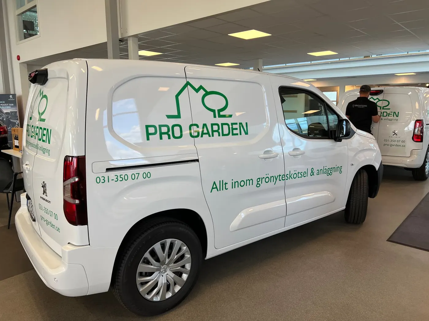 Pro Garden fordonsdekor sida