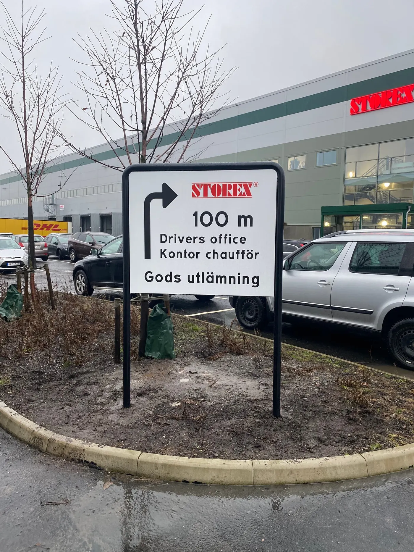 Storex Hänvisningsskylt Chaufför